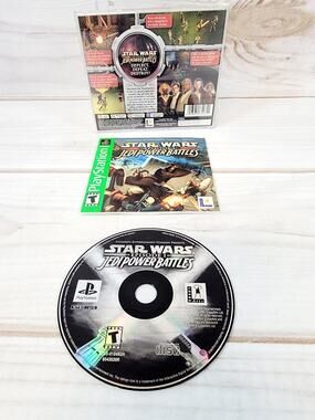 Star Wars Episode 1 I Jedi Power Battles PS1 CIB W/ Manual - PlayStation